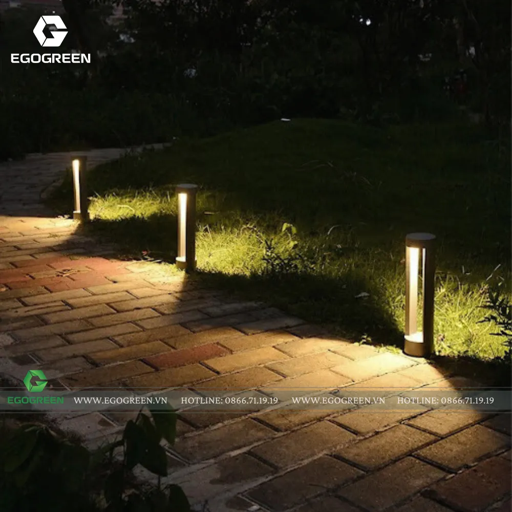 Chiếu sáng thông minh giúp tạo ra không gian sân vườn đa trải nghiệm, phù hợp với biệt thự hiện đại năm 2025.